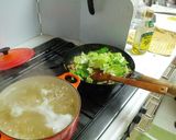 白菜とゆずのペペロンチーノ作り方5写真