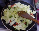 ピリ辛★　はんぺんとキャベツの味噌炒め作り方5写真