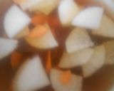 土鍋で玉子とじ雑煮作り方5写真