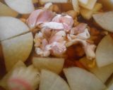 土鍋で玉子とじ雑煮作り方6写真
