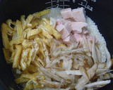 簡単ごはん☆ごぼうと鶏の炊き込みごはん作り方5写真