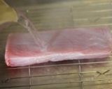 まぐろとセリの辛子味噌和え。作り方4写真