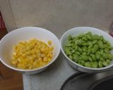 枝豆ととうもろこし入りコーンスープ！作り方2写真