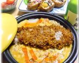 タジン鍋で作るカツ卵とじ作り方9写真