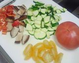 チーズ＆ソーセージで簡単野菜のオーブン焼作り方1写真