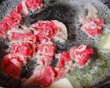 東海林さだおさんの牛肉シソ葉丼作り方2写真