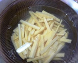 さつまいものみそだれきんぴら作り方1写真