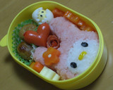 ふんわり！だし巻き風ハート玉子焼　お弁当作り方9写真