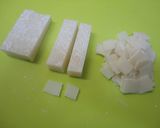 餅・揚げ油少量でおかき☆油きりバット不要作り方1写真