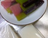 お餅で・羊羹のサンドイッチ作り方1写真
