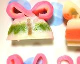 進化☆お弁当にキャラおリボンかまぼこ作り方1写真
