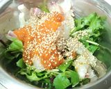 刺身サラダ作り方1写真
