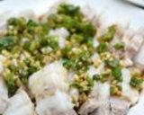 茹で豚の香味ソースかけ作り方4写真
