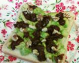 美味秘密☆あんこ&アボカドのトースト作り方5写真