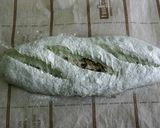 餡子巻きよもぎカンパーニュ＠時々チーズ作り方16写真