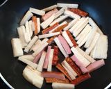 おつまみにも♪長いもとベーコンの炒め物作り方2写真