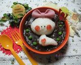 簡単白ヘビさんデコカレー☆作り方3写真