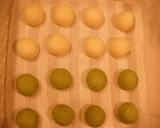 簡単ちぎりパン~抹茶&大納言~作り方4写真