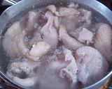 鶏皮の煮こごり作り方1写真