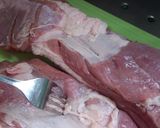 固まり肉の無臭ニンニク煮★作り方1写真