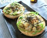 レモン×醤油麹 ピーマン・玉葱和トースト作り方5写真