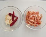 キャベツと桜えびのパスタ作り方1写真
