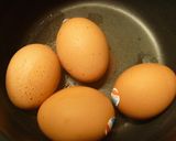 簡単にお酢で手羽先と卵の煮込み☆作り方1写真