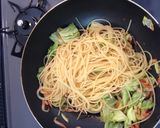 キャベツと桜えびのパスタ作り方7写真