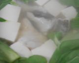 鱈と豆腐とチンゲン菜の3点鍋作り方12写真