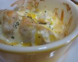 リメイク　やつがしら　里いも煮　チーズ焼作り方3写真