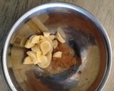 離乳食＊りんごとバナナのホットケーキ作り方1写真