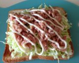 ツナキャベツトースト・朝食5分クック❤作り方3写真