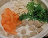 簡単♡我が家の豆乳鍋♪湯葉作りで一家団欒作り方7写真