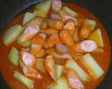 簡単煮込10分♥じゃが芋のトマト煮作り方3写真
