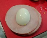 帽子みたいなゆで卵とハムの天ぷら作り方2写真