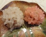 ひな祭り＆お祝いに♪紅白もち米蒸しだんご作り方6写真
