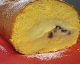 さつまいも＆あずき＊和ロールケーキ♪作り方11写真