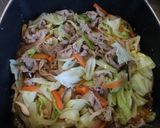 野菜たっぷり！豚肉のしょうが焼き♪作り方5写真