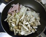 バター醤油♪和風スパゲティ作り方1写真