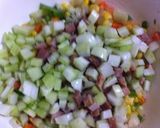 超簡単...丼で...野菜のヘルシー炒飯作り方8写真
