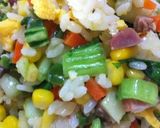 超簡単...丼で...野菜のヘルシー炒飯作り方20写真