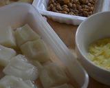 かりっとフワッと納豆チーズ餅作り方2写真