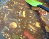 おせちや煮物をリメイク♪和風ひき肉カレー作り方4写真