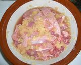 パイナップル牛モモ肉アスパラパプリカ作り方3写真
