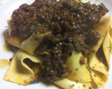 牛肉のミートソース 手打ちパッパルデッレ作り方8写真