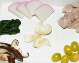 ゆり根蒲鉾の残りで茶碗蒸し作り方1写真
