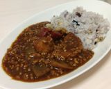 おせちや煮物をリメイク♪和風ひき肉カレー作り方5写真