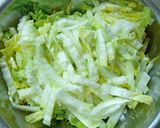 【楽めし】白菜とツナのめんつゆ胡麻サラダ作り方3写真