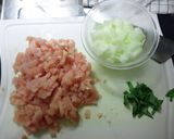 胸肉で簡単節約♪ガパオライス作り方1写真