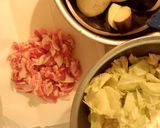 ナスとキャベツの炒め物作り方1写真
